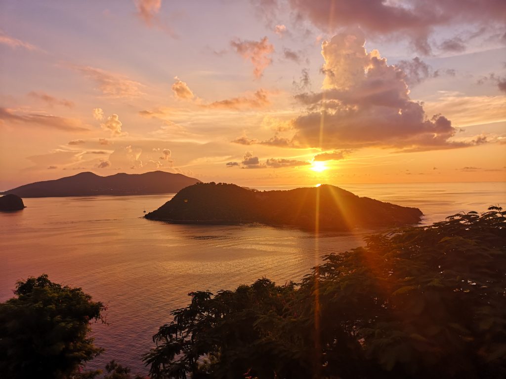 Couché de soleil, Terre-de-Haut, Les Saintes